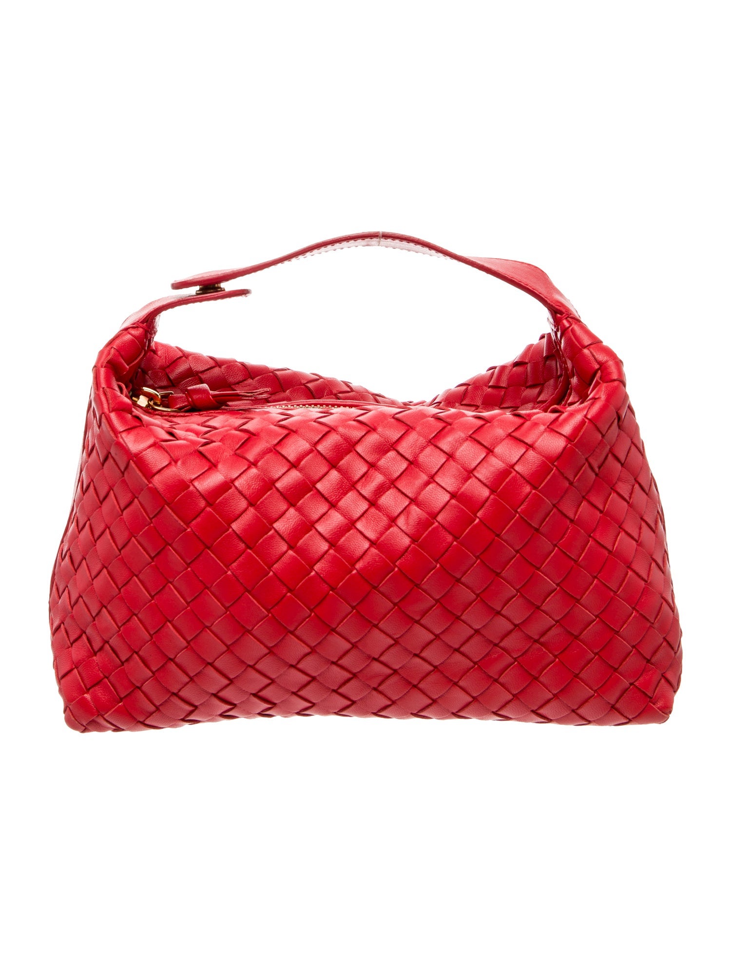 Bottega Veneta Intrecciato Eclipse Intrecciato Woven Nappa Leather Make-Up Bag Small