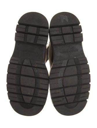 Bottega Veneta Leather Colorblock Pattern Chelsea Boots