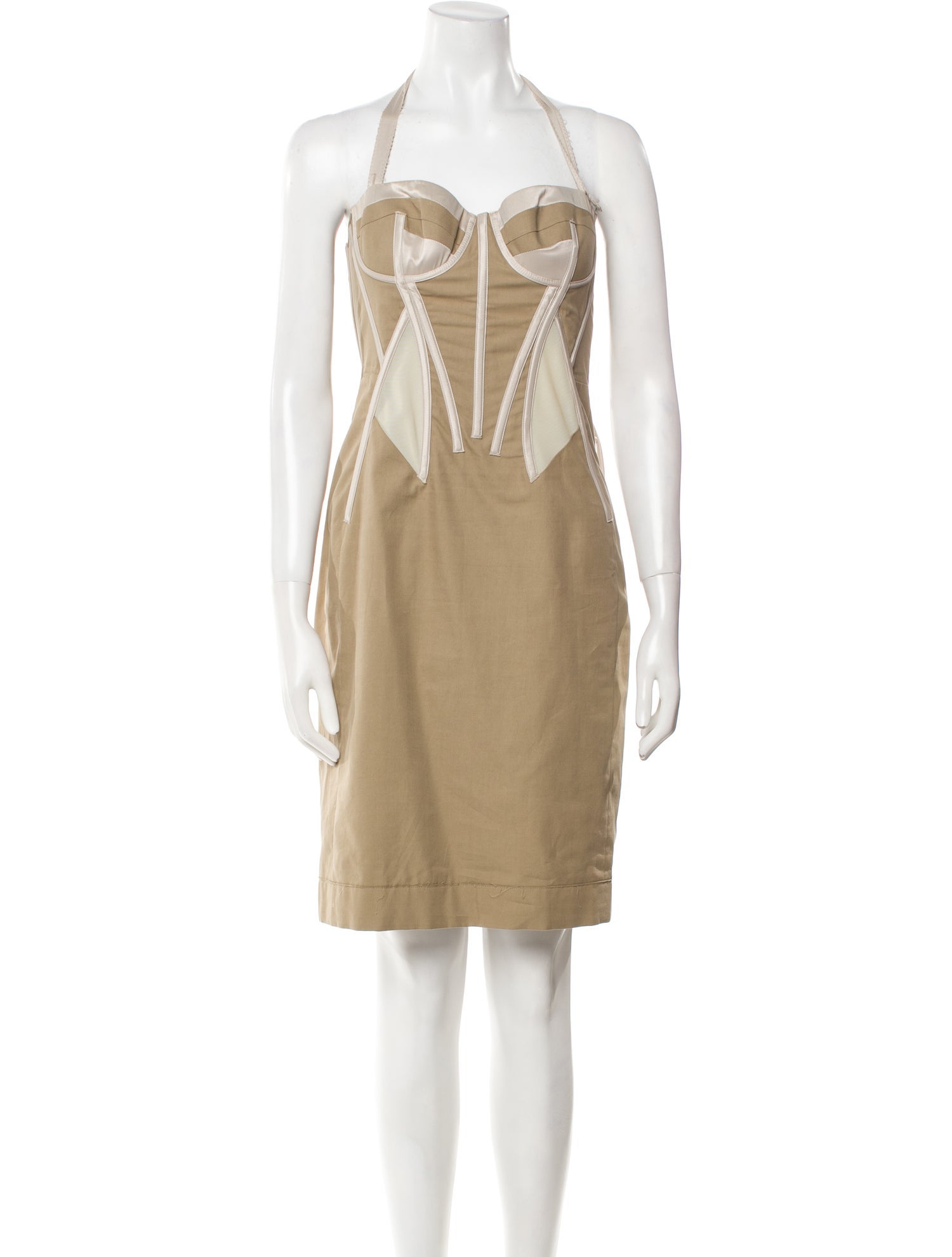 Bottega Veneta Halterneck Mini Dress