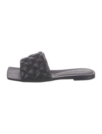 Bottega Veneta Intrecciato Weave Leather Slides