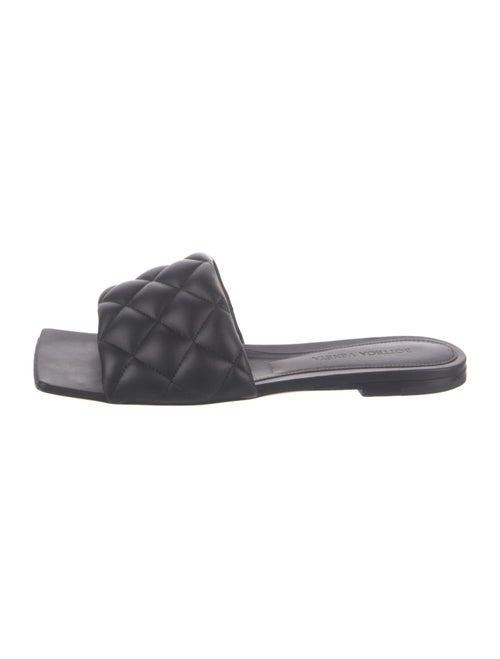 Bottega Veneta Intrecciato Weave Leather Slides