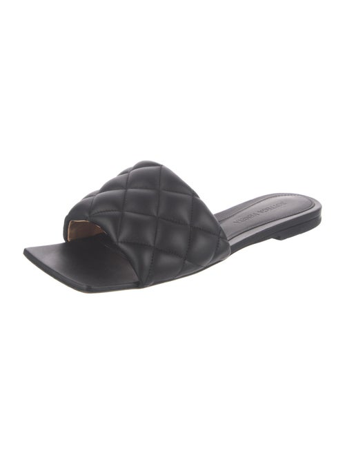 Bottega Veneta Intrecciato Weave Leather Slides