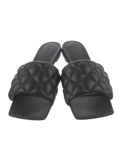Bottega Veneta Intrecciato Weave Leather Slides