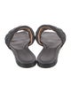 Bottega Veneta Intrecciato Weave Leather Slides