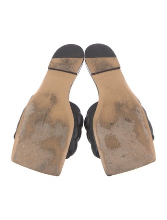 Bottega Veneta Intrecciato Weave Leather Slides