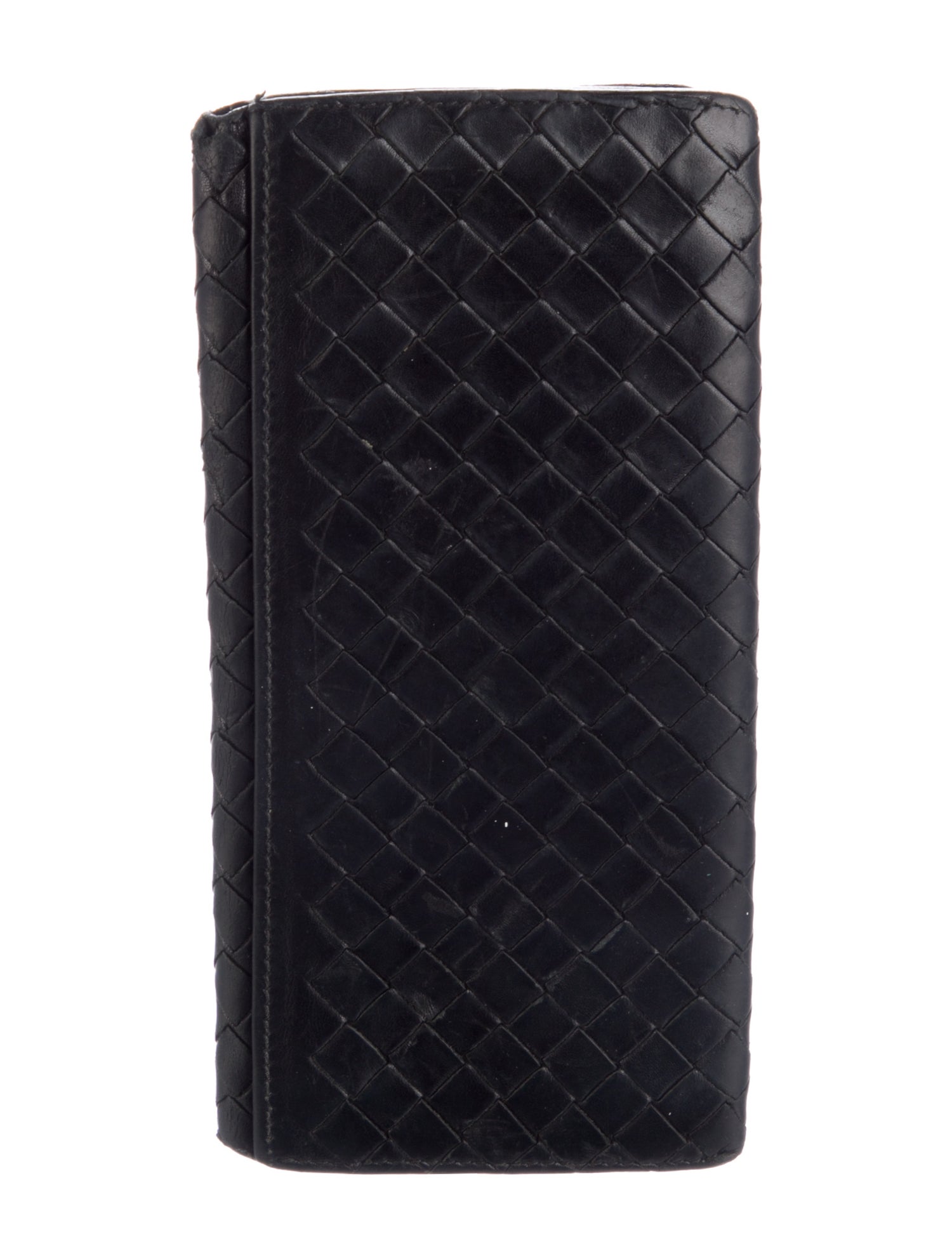 Bottega Veneta Intrecciato Weave Leather Wallet