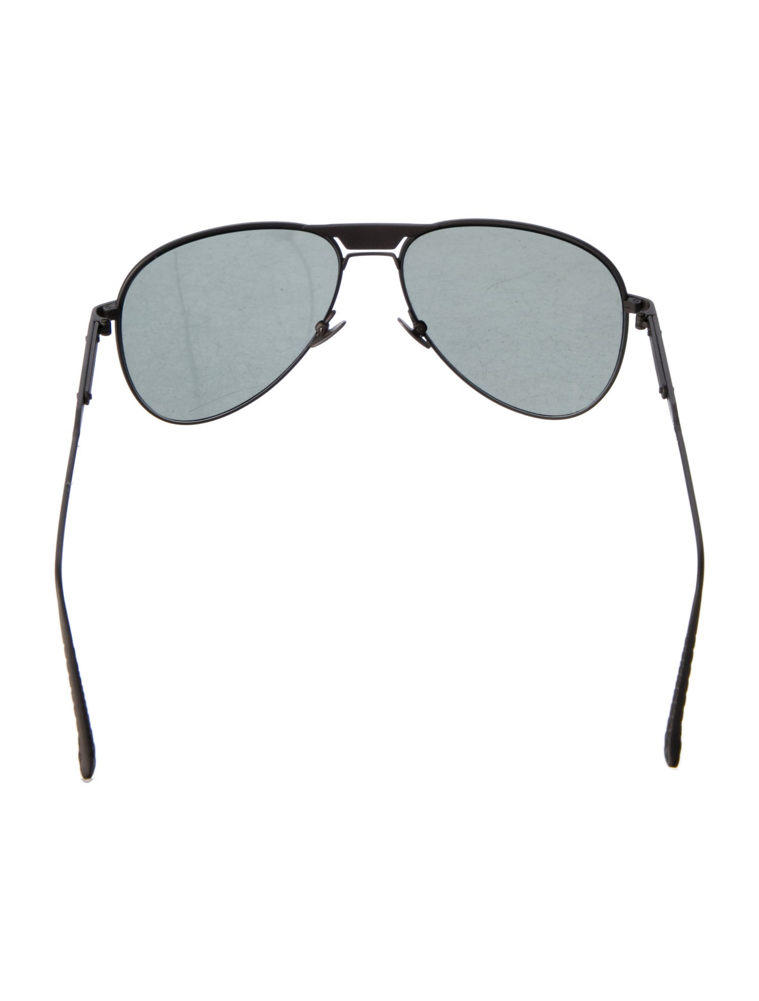 Bottega Veneta Intrecciato Weave Aviator Sunglasses