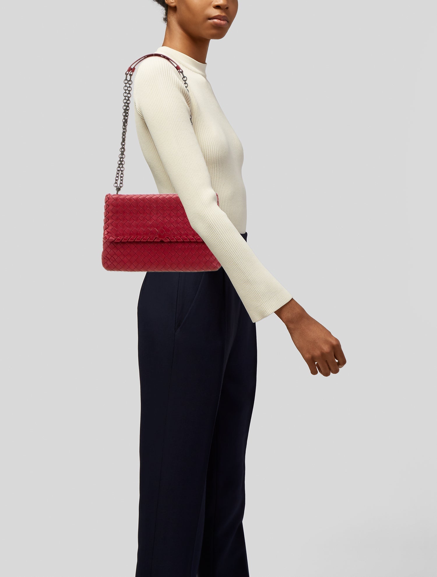 Bottega Veneta Intrecciato Olimpia Small