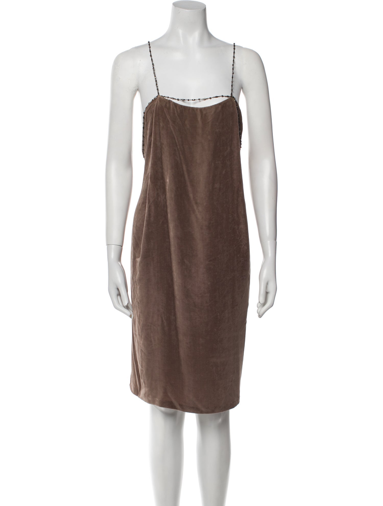 Bottega Veneta Square Neckline Knee-Length Dress