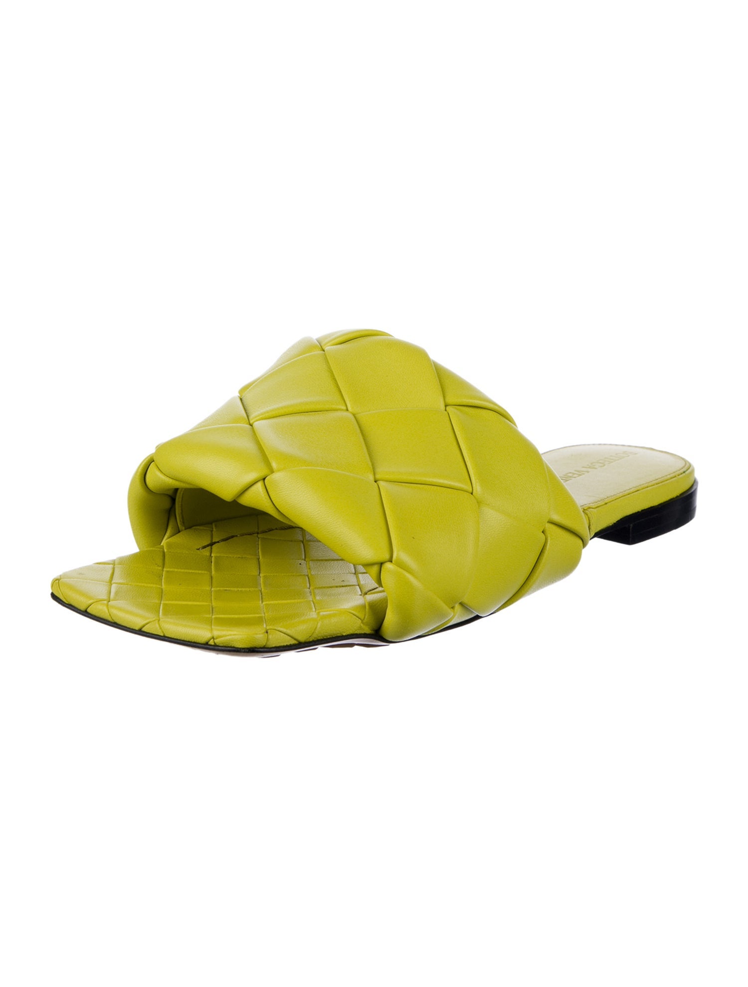 Bottega Veneta Lido Leather Slides