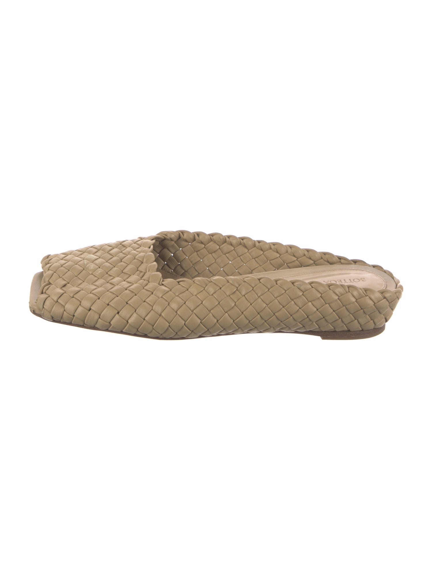 Bottega Veneta Intrecciato Weave Leather Mules