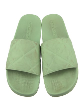 Bottega Veneta Slider Rubber Slides