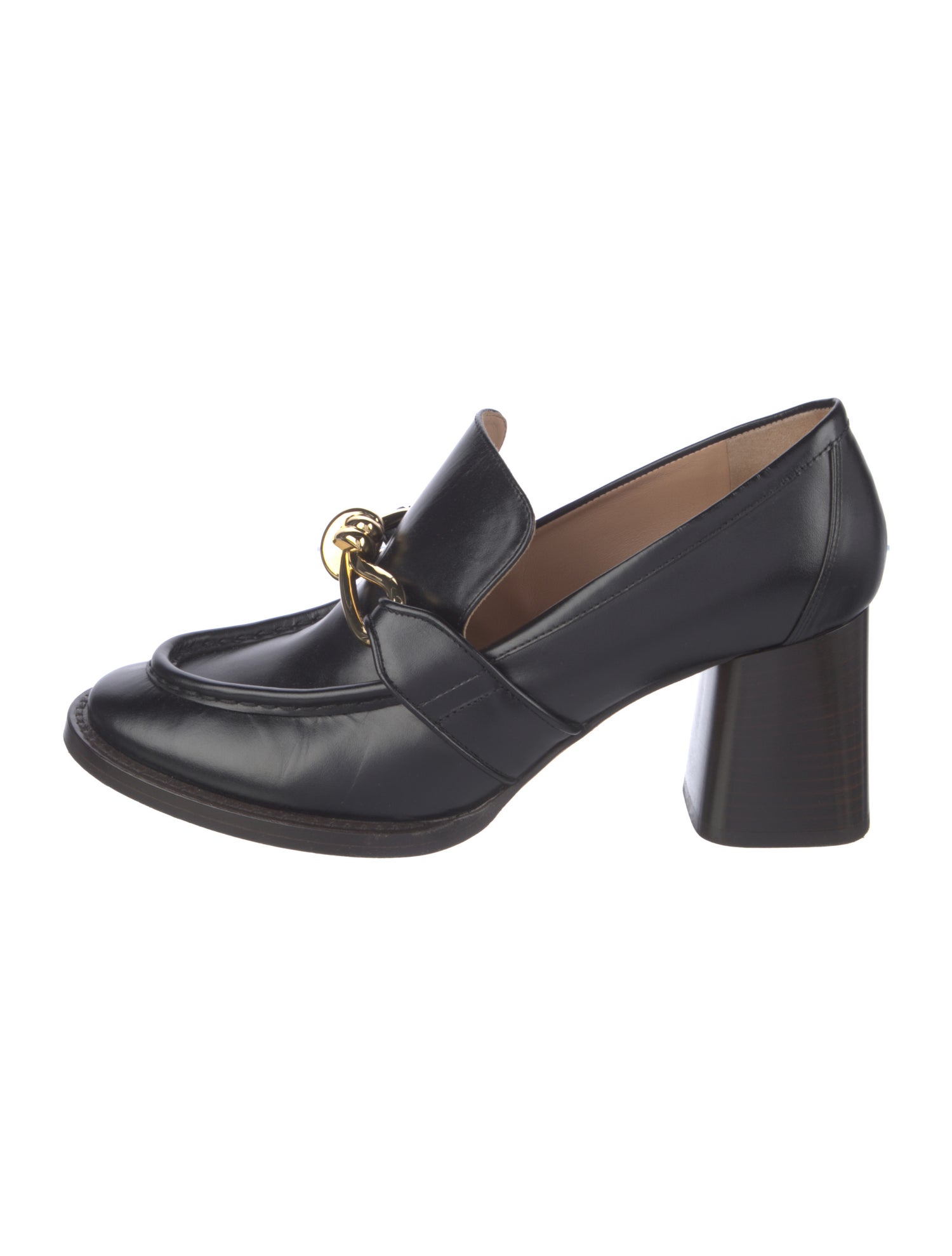 Bottega Veneta Horsebit Accent Leather Pumps