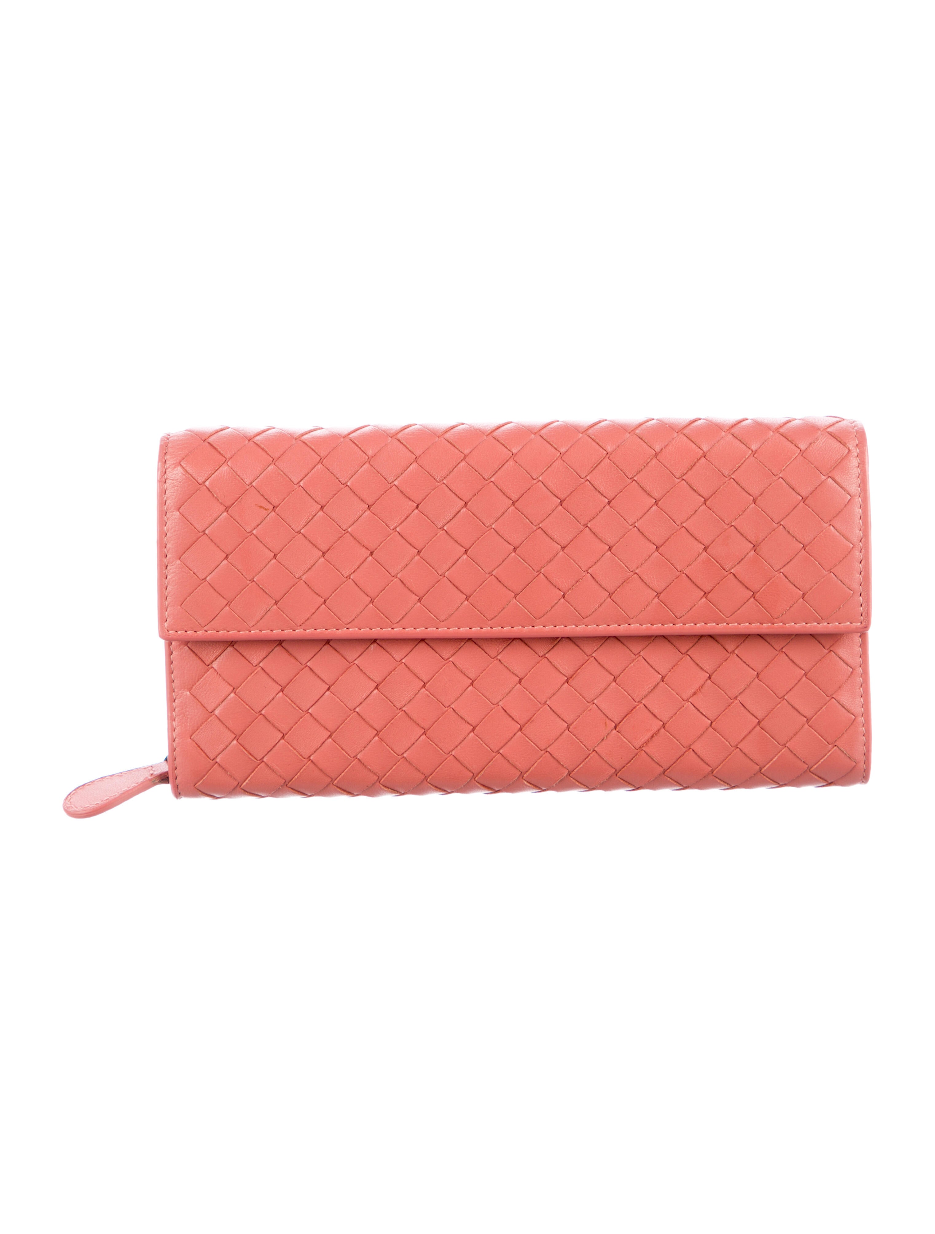Bottega Veneta Intrecciato Flap Wallet Intrecciato Weave Continental Wallet