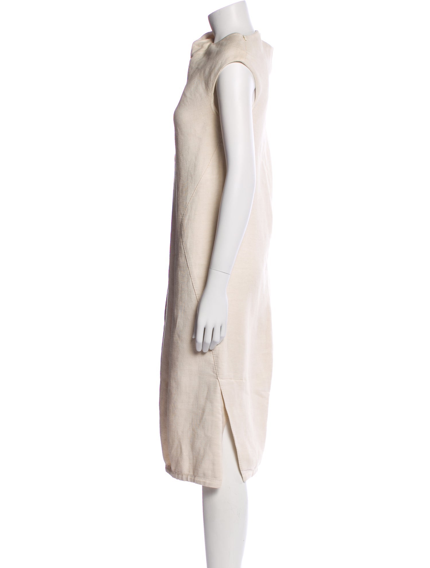 Bottega Veneta Linen Midi Length Dress