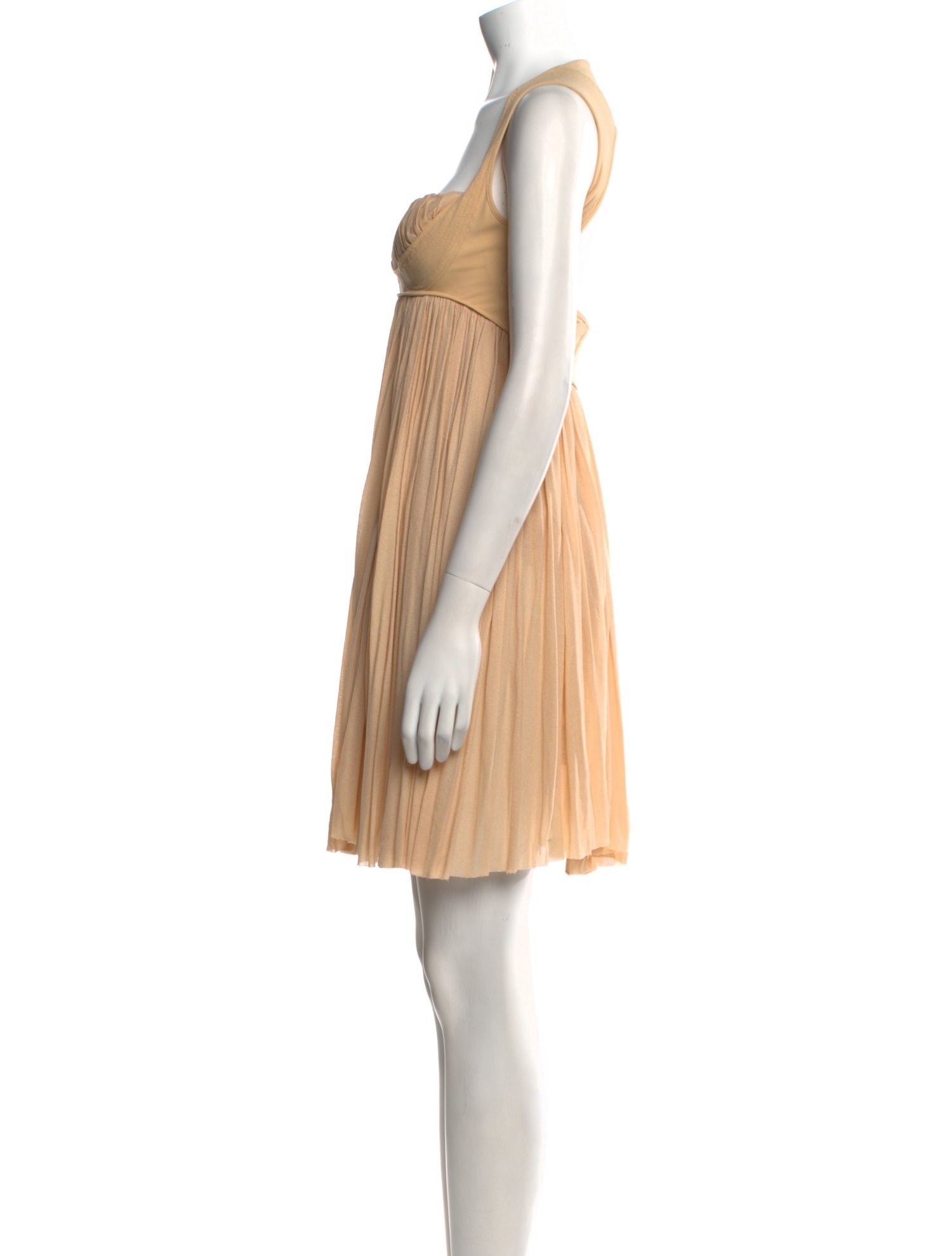 Bottega Veneta Square Neckline Mini Dress