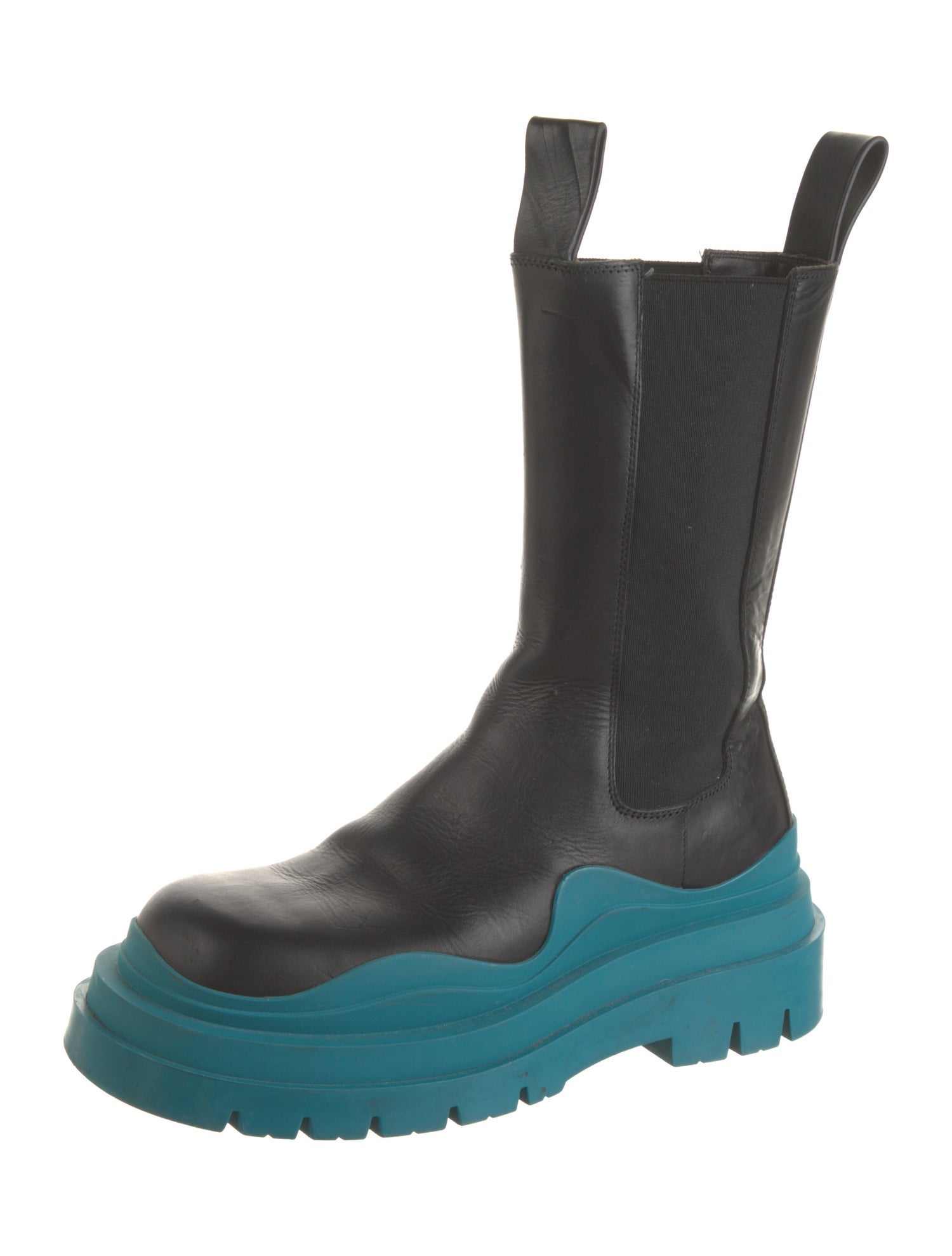 Bottega Veneta Leather Rain Boots