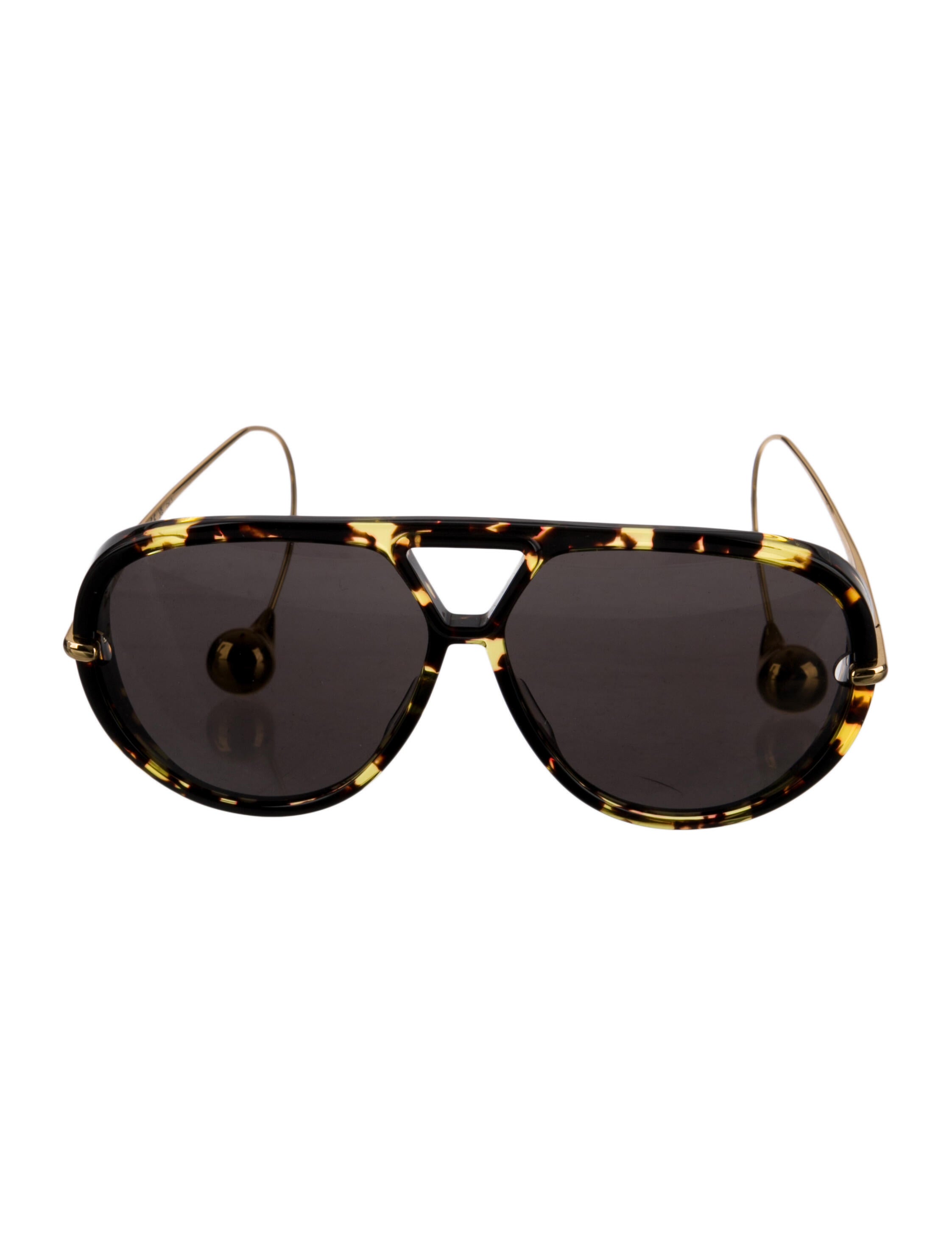 Bottega Veneta Aviator Tinted Sunglasses