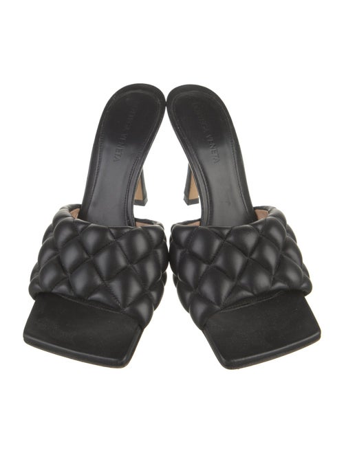 Bottega Veneta Padded Lido Quilted Pattern Slides