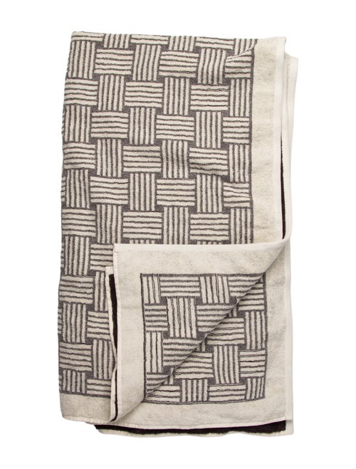 Bottega Veneta Large Intrecciato Jacquard Beach Towel