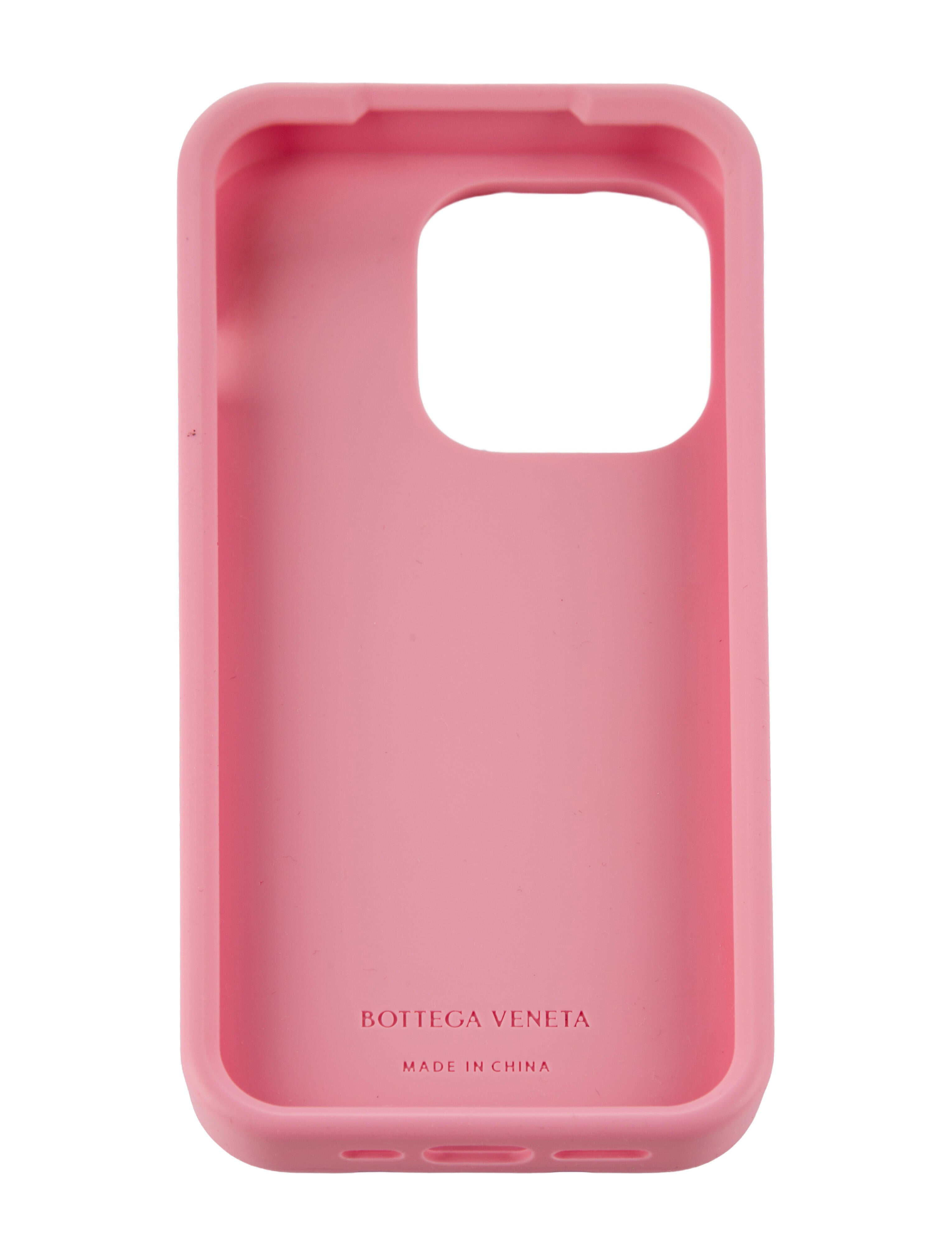 Bottega Veneta Intrecciato iPhone 15 Pro Phone case - Blue