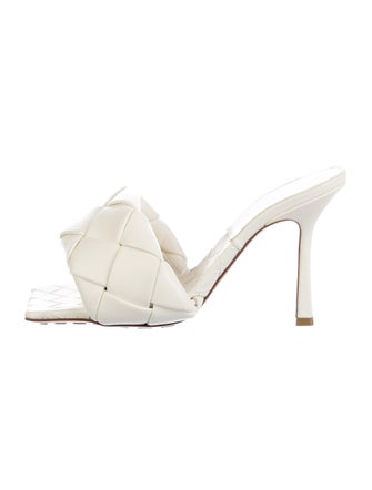 Bottega Veneta Lido Intrecciato Weave Slides