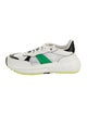 Bottega Veneta Leather Colorblock Pattern Chunky Sneakers