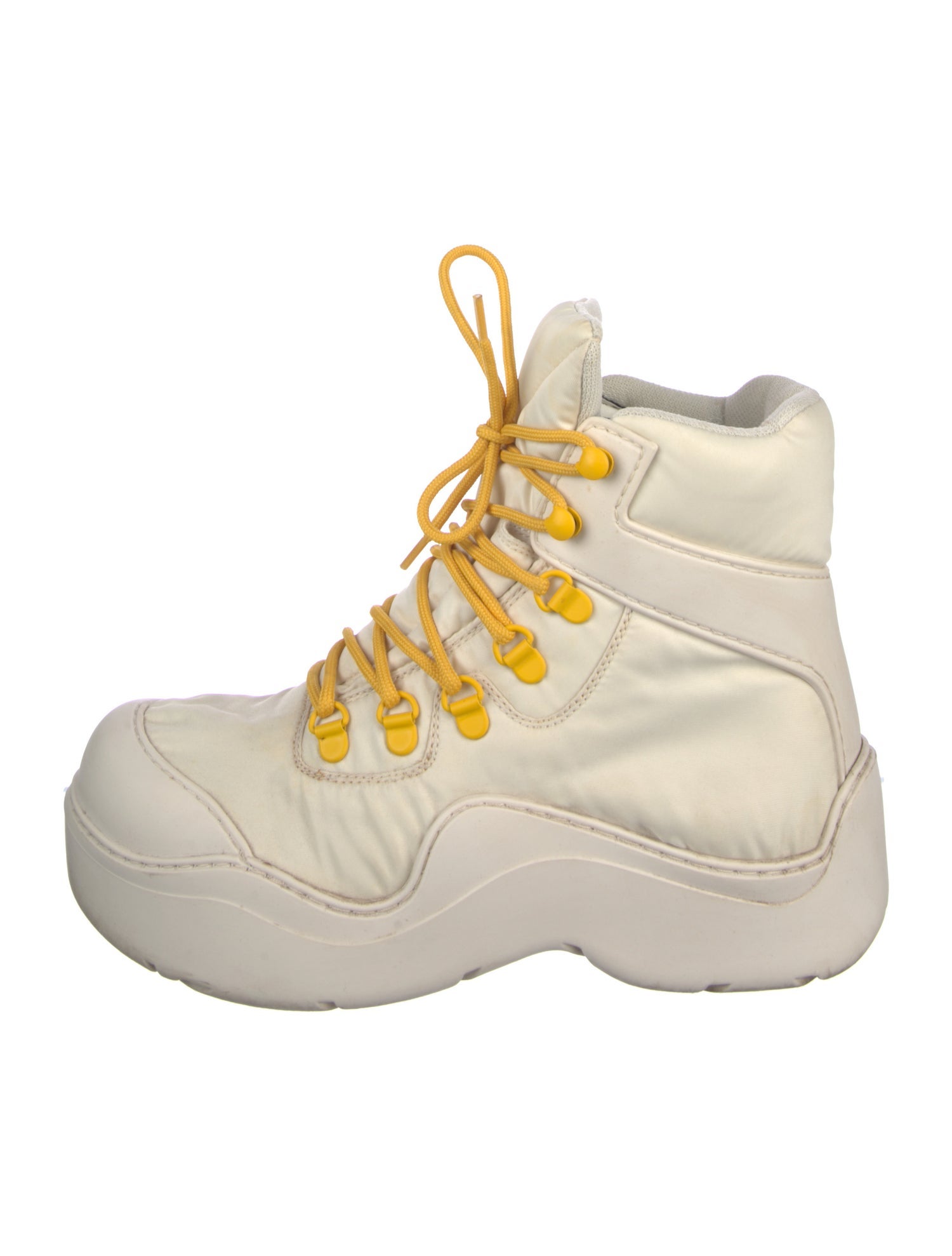 Bottega Veneta Nylon Lace-Up Boots