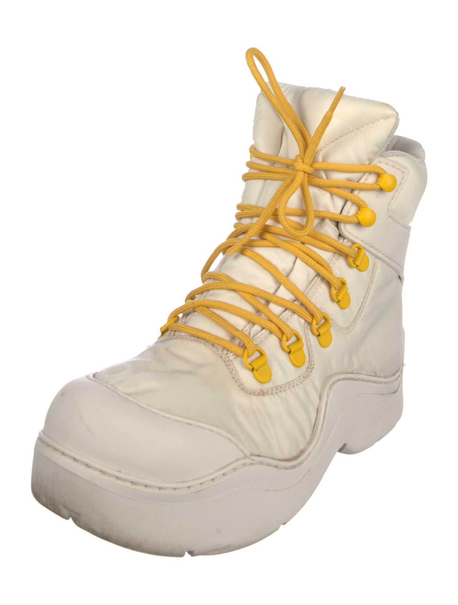 Bottega Veneta Nylon Lace-Up Boots