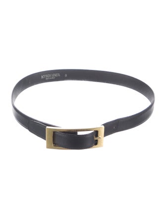 Bottega Veneta Skinny Leather Belt