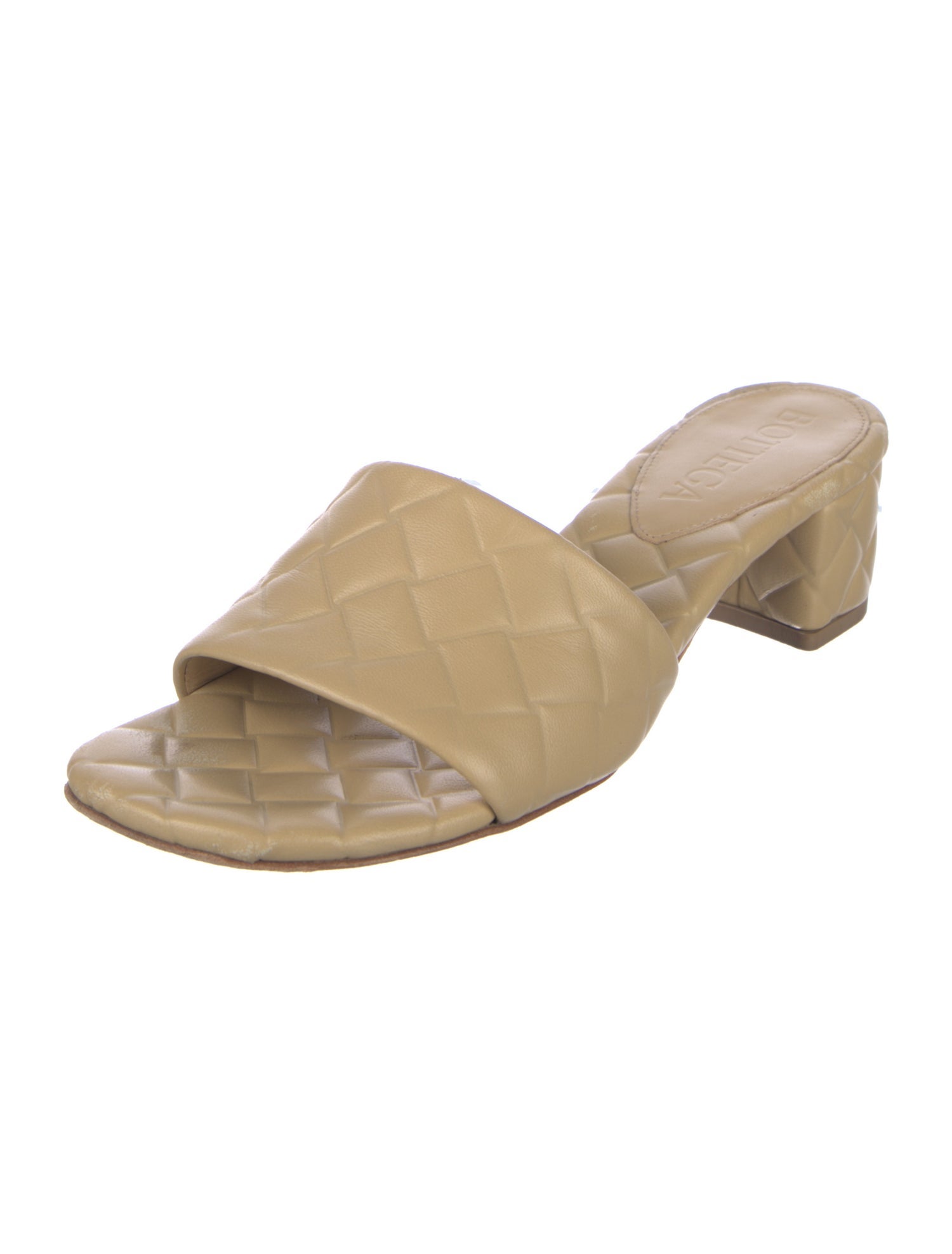 Bottega Veneta Leather Slides