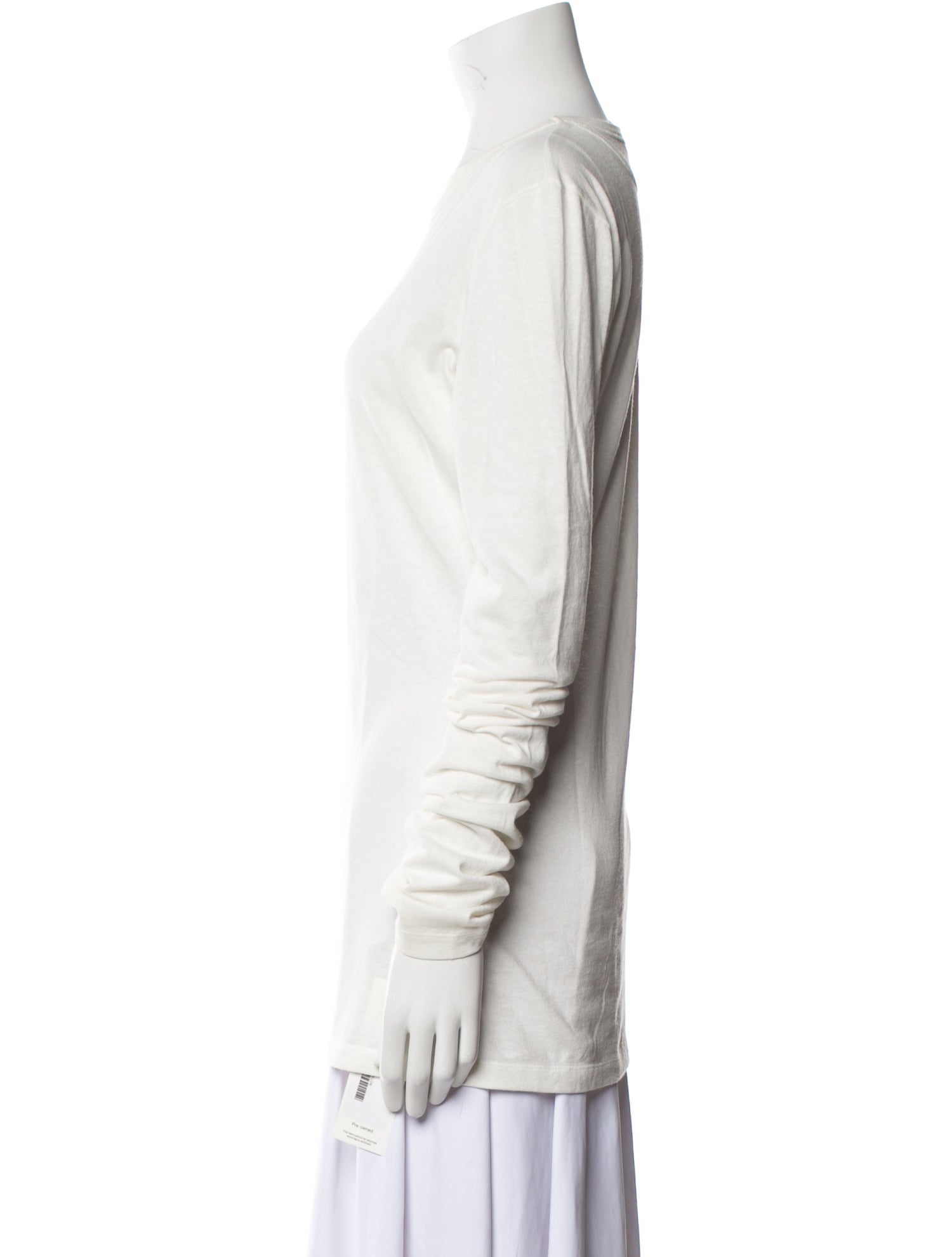 Bottega Veneta Scoop Neck Long Sleeve T-Shirt