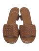 Bottega Veneta Intrecciato Weave Leather Slides