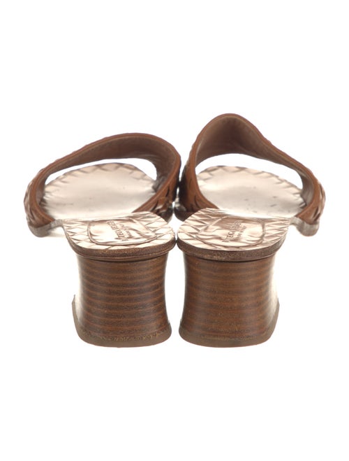 Bottega Veneta Intrecciato Weave Leather Slides