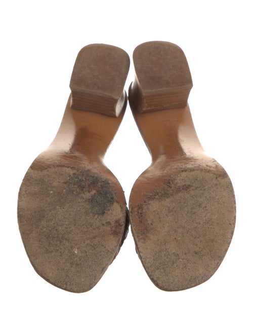 Bottega Veneta Intrecciato Weave Leather Slides