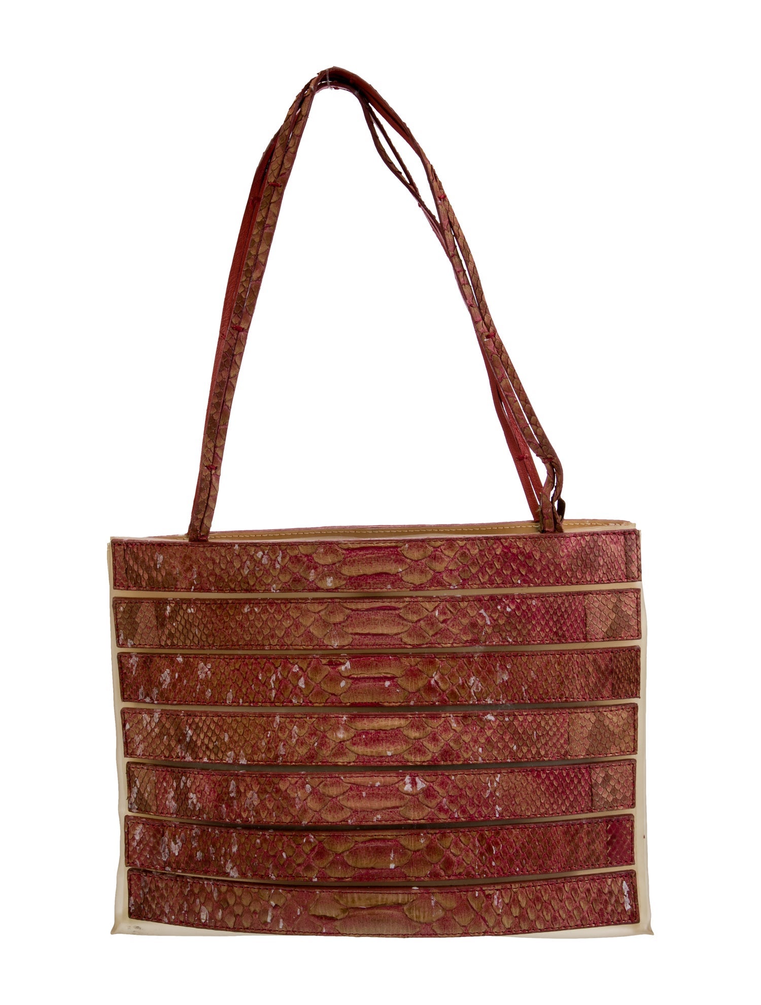 Bottega Veneta Snakeskin Shoulder Bag