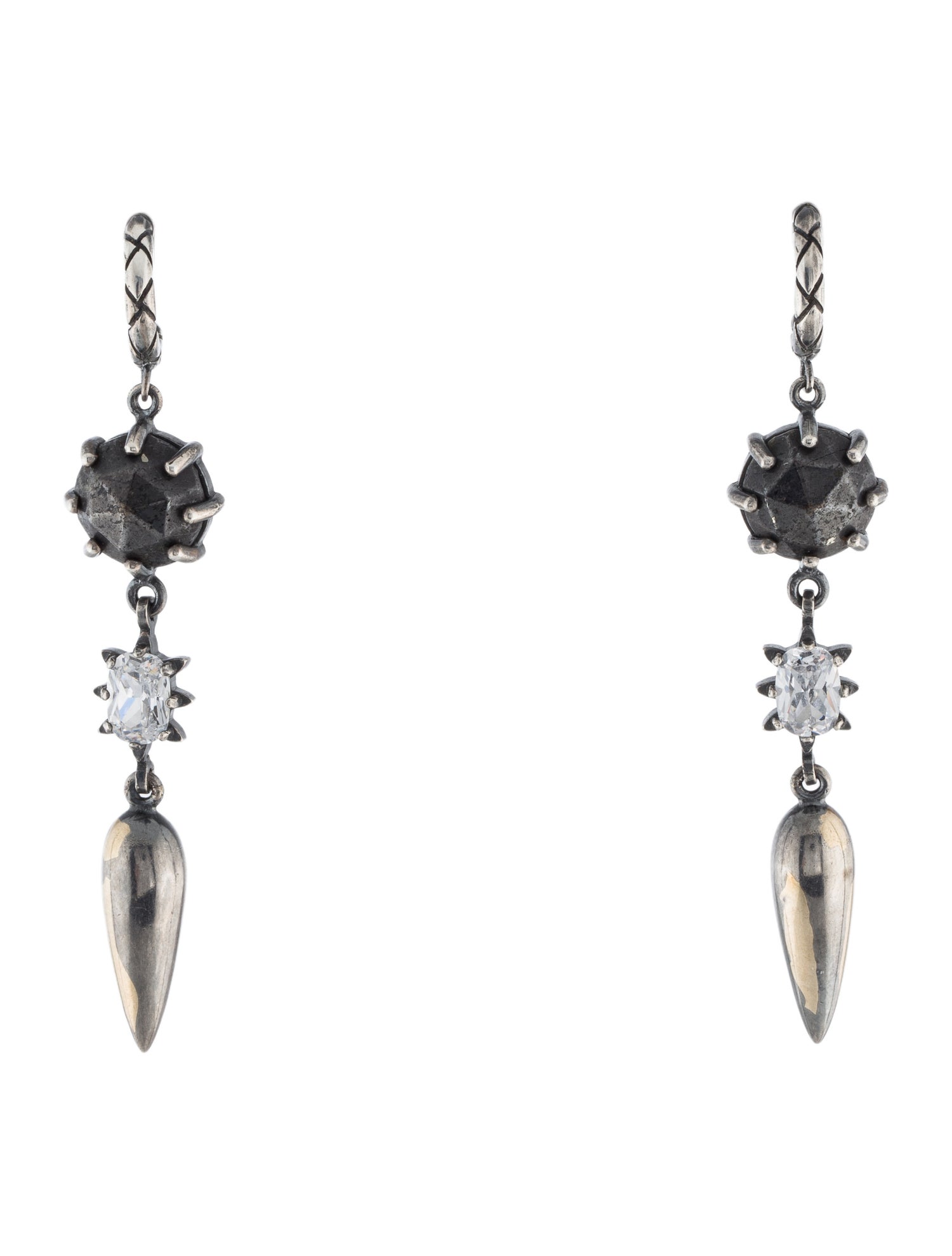 Bottega Veneta Crystal Drop Earrings
