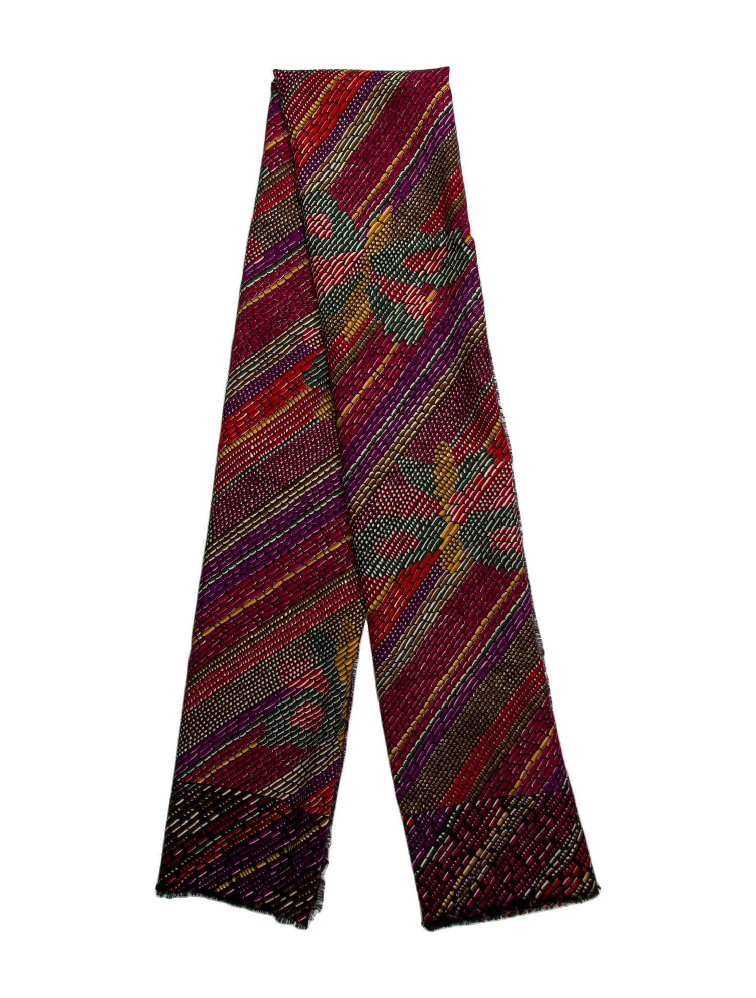 Bottega Veneta Wool Printed Scarf