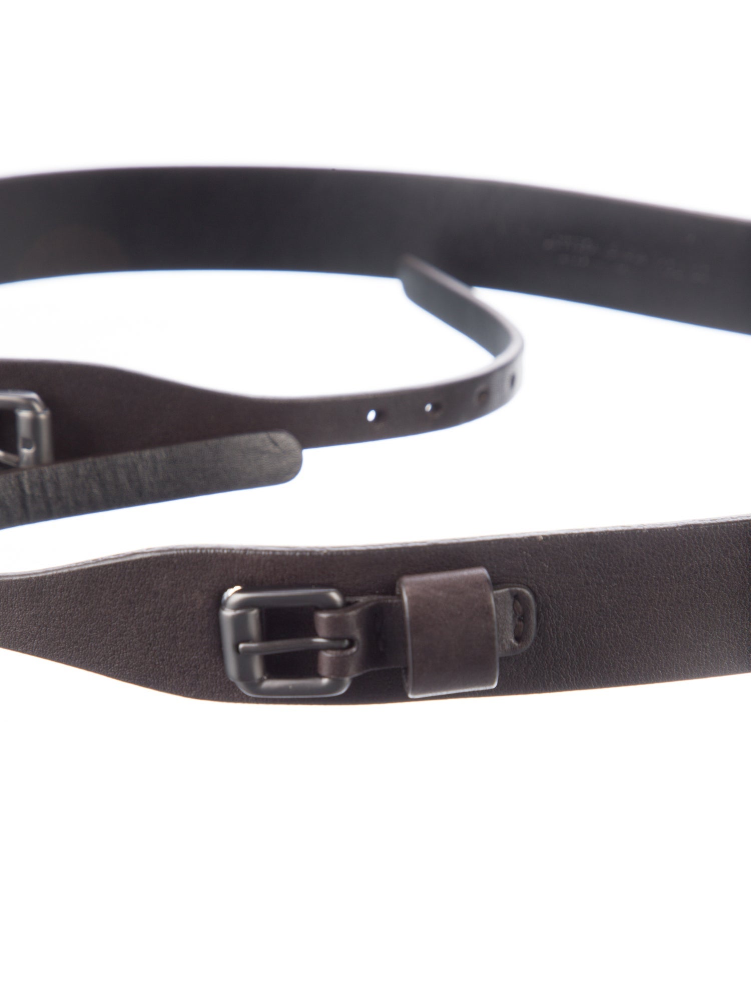 Bottega Veneta Skinny Leather Waist Belt