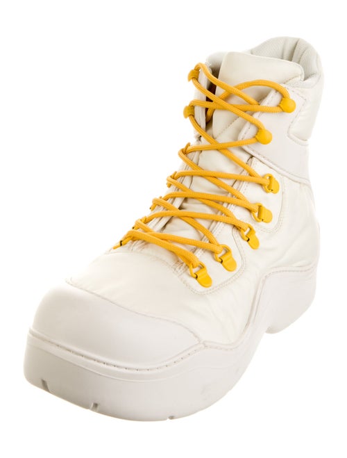 Bottega Veneta Nylon Lace-Up Boots