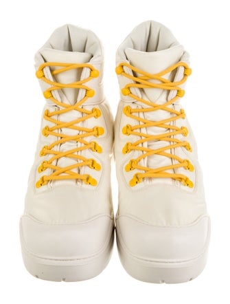 Bottega Veneta Nylon Lace-Up Boots