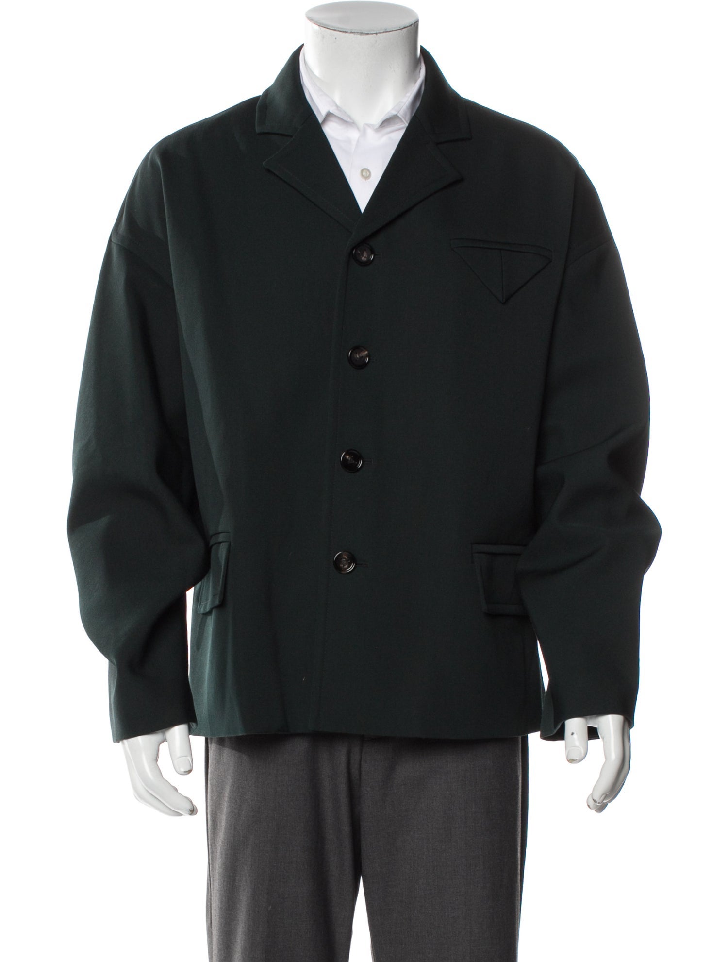 Bottega Veneta Wool Peacoat