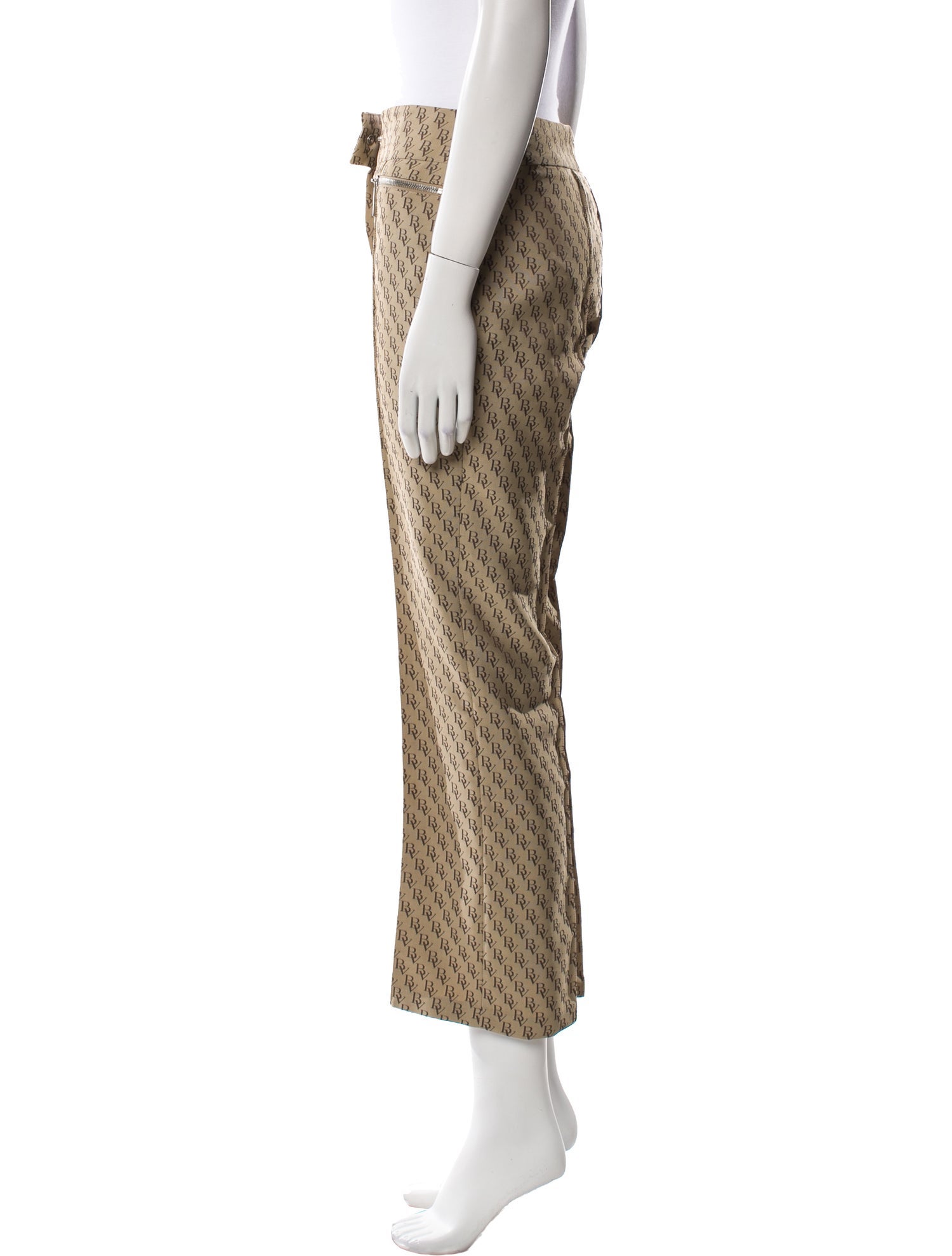 Bottega Veneta Printed Straight Leg Pants