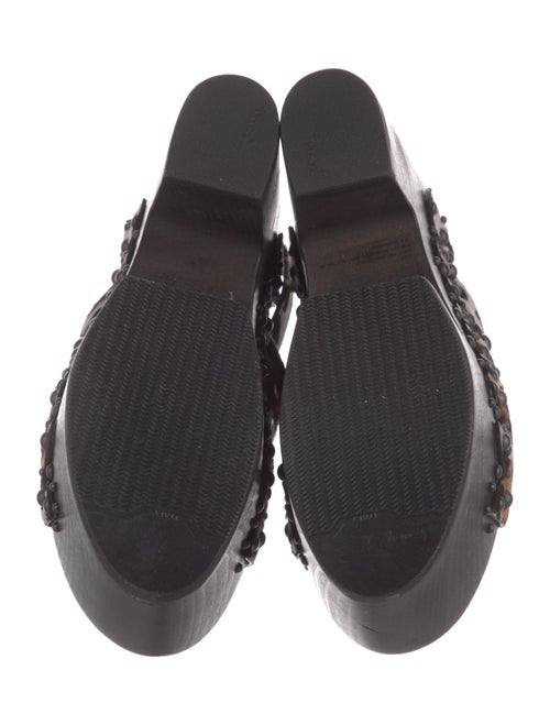 Bottega Veneta Ponyhair Printed Sandals