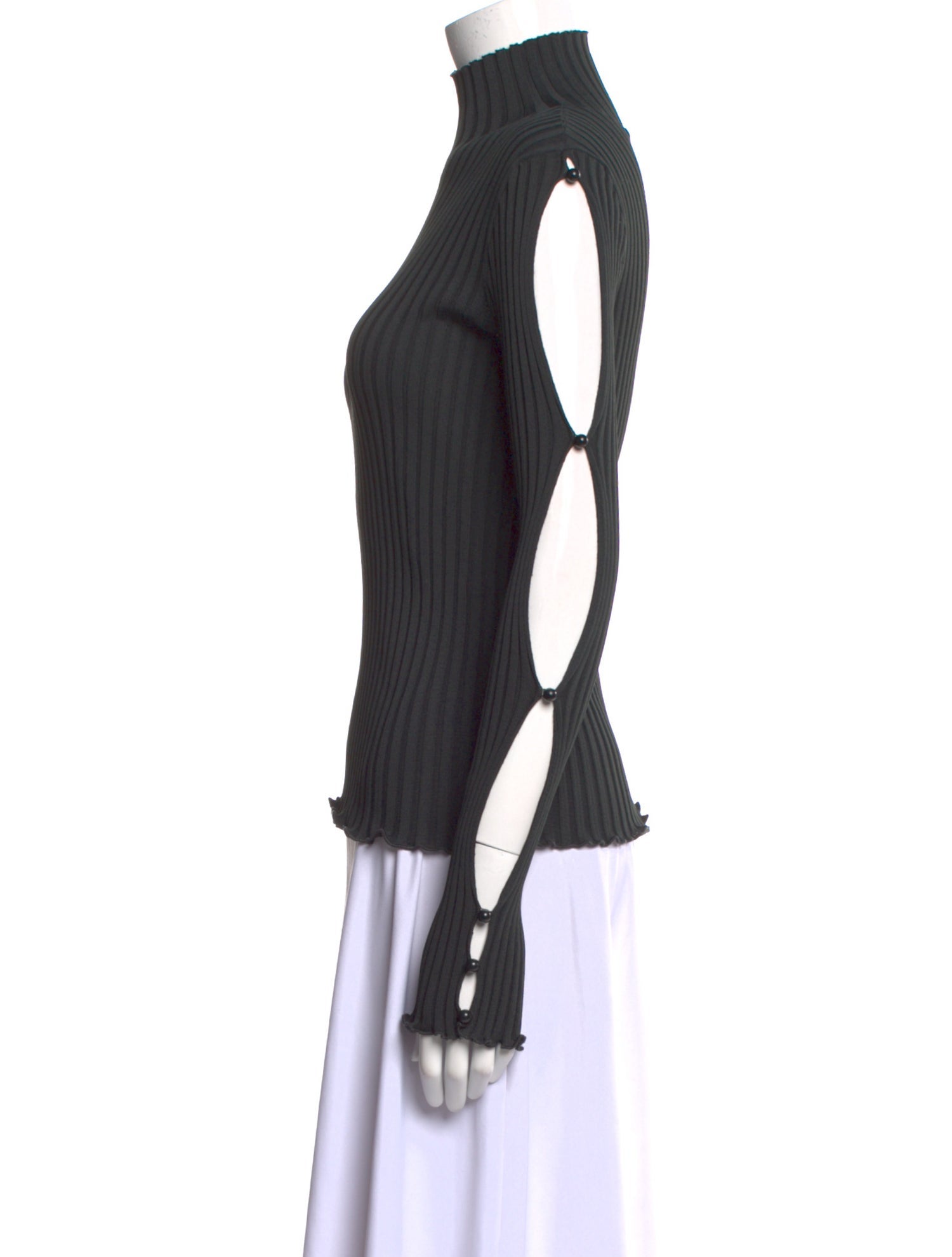 Bottega Veneta Turtleneck Long Sleeve Top