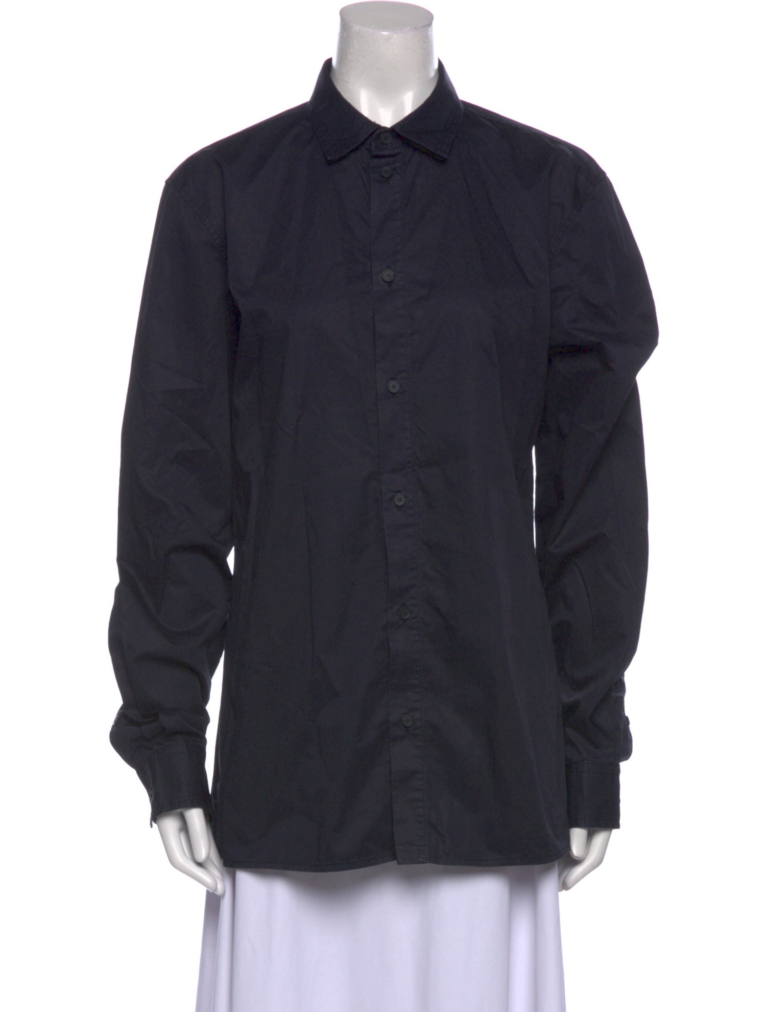 Bottega Veneta Long Sleeve Button-Up Top