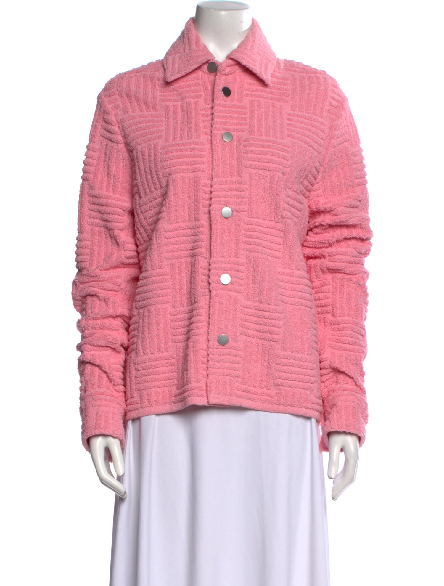 Bottega Veneta Long Sleeve Button-Up Top