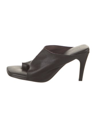 Bottega Veneta Leather Slides