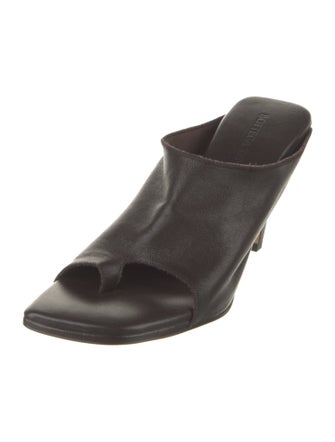 Bottega Veneta Leather Slides