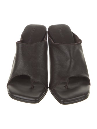 Bottega Veneta Leather Slides